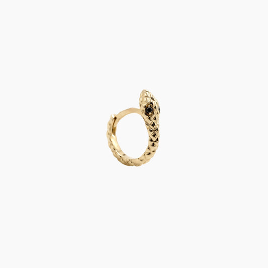 Boucle d'Oreille Unique - Créole Snake