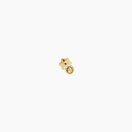 Piercing Mini Stone - Saphir Jaune
