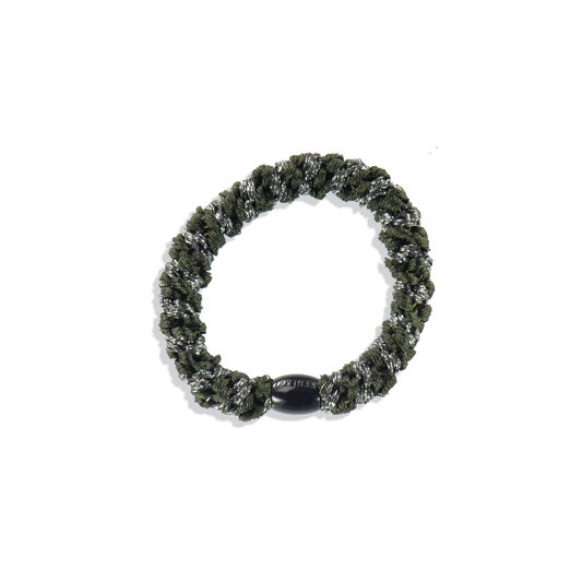 Bottle Green Dark Grey Glitter