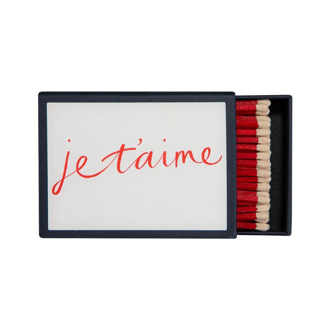 Je t'aime - Boîte d'allumettes