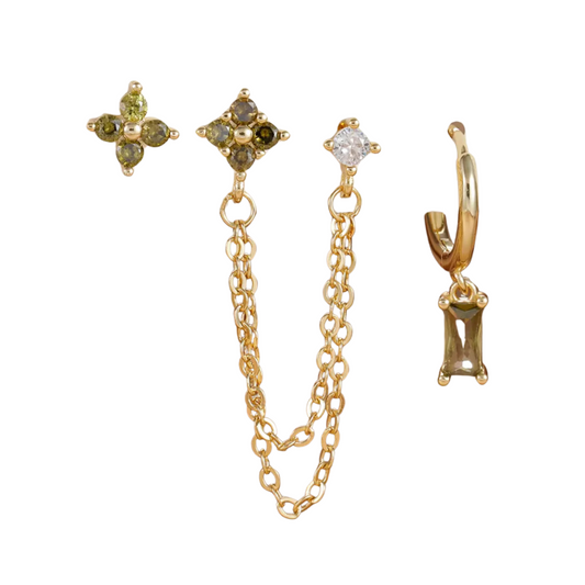 Boucle d'oreille Robbie set