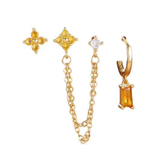 Boucle d'oreille Robbie set