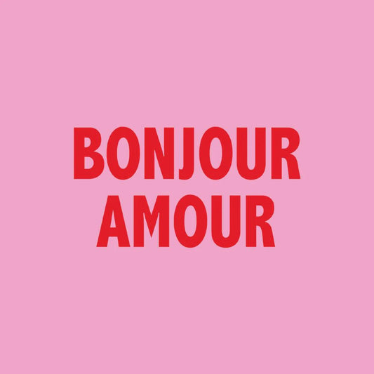 Serviettes de table Bonjour Amour