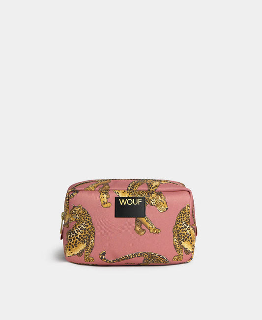 Blush Leopard Toiletry Bag