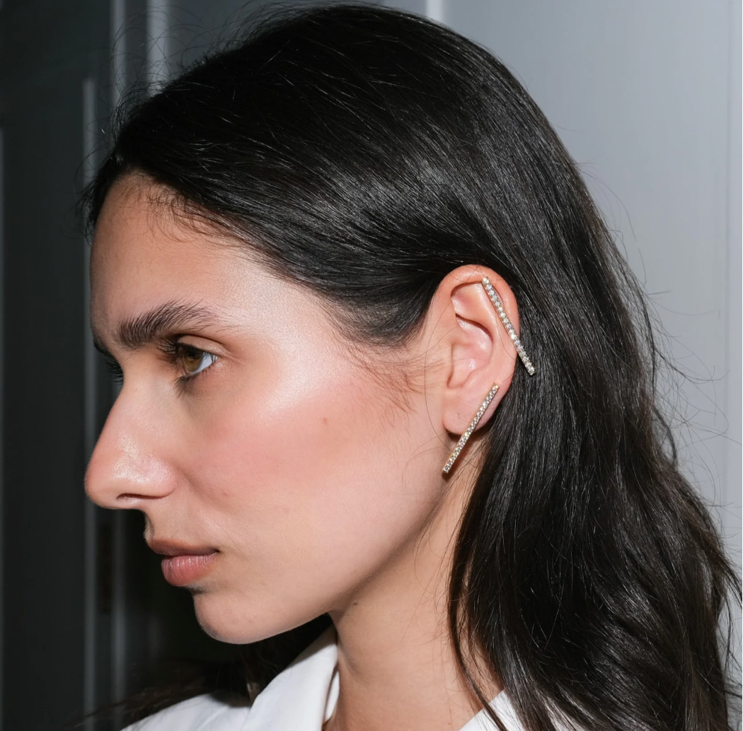 Bouton d'oreille Bari Diamond