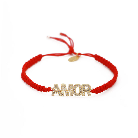 Bracelet macramé Amor