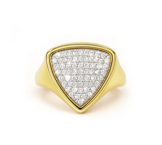 Chevalière triangulaire