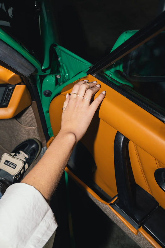 Bague Square - Saphirs jaunes