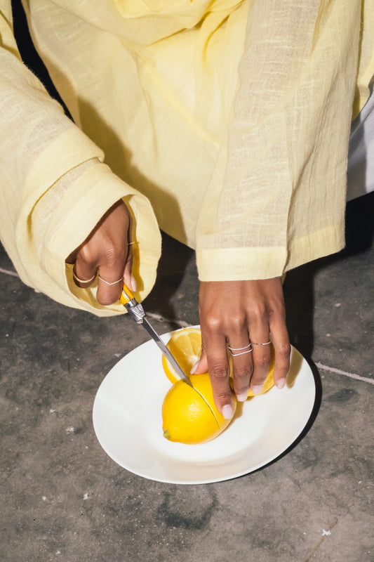 Bague Square - Or blanc