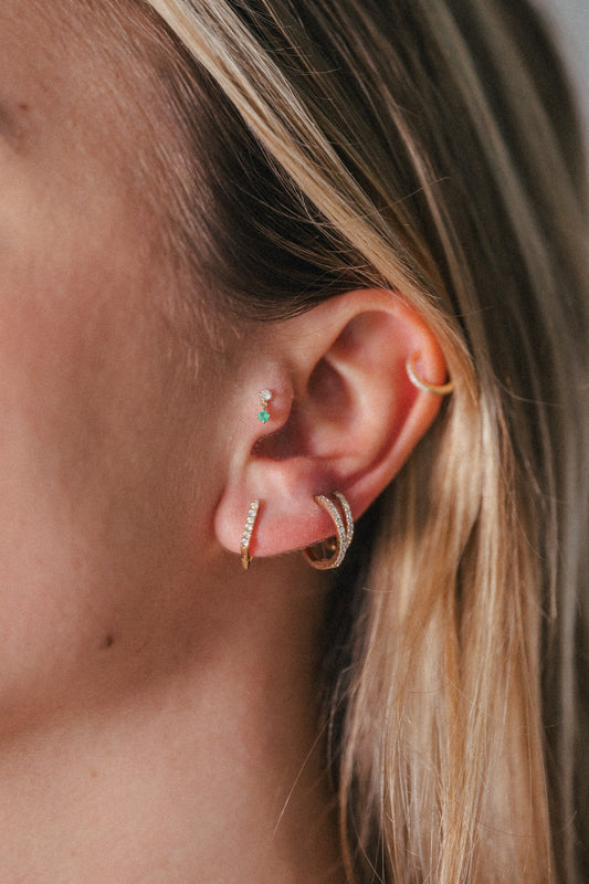 Piercing June Émeraude