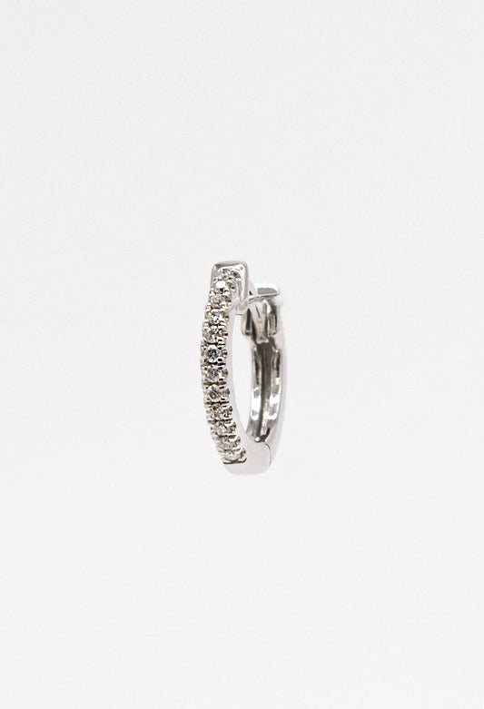 Créole Daylight - Or Blanc - 7 mm