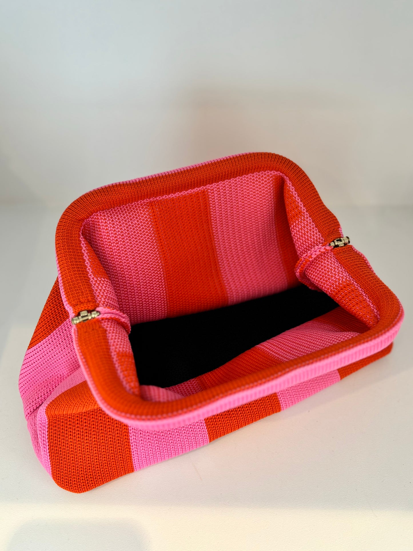 Pochette - Rose et rouge