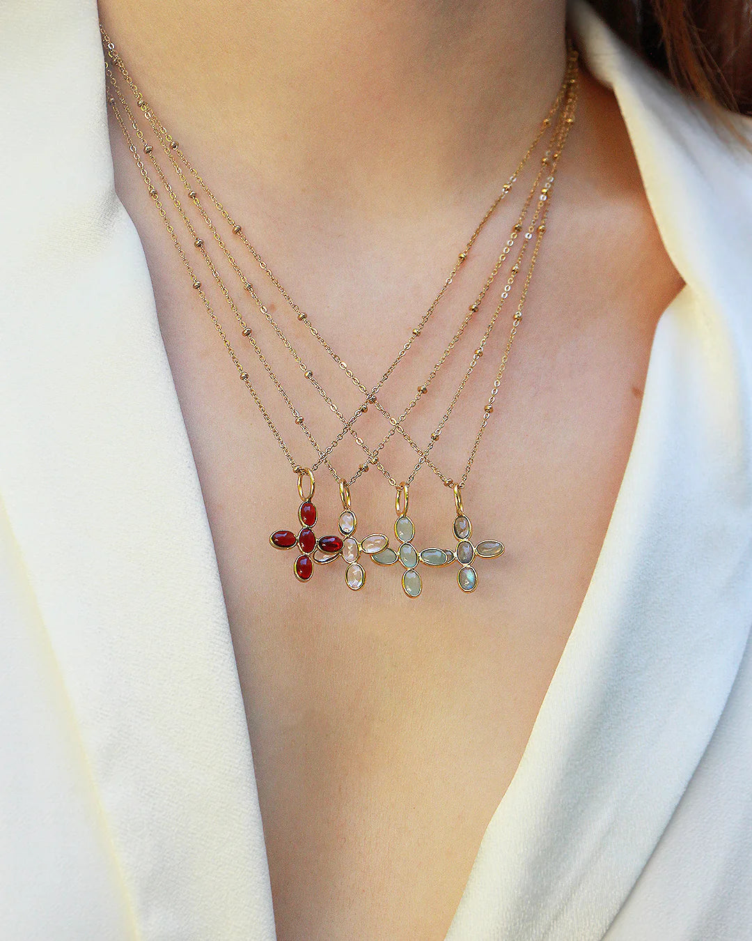 Collier Poésia fleur