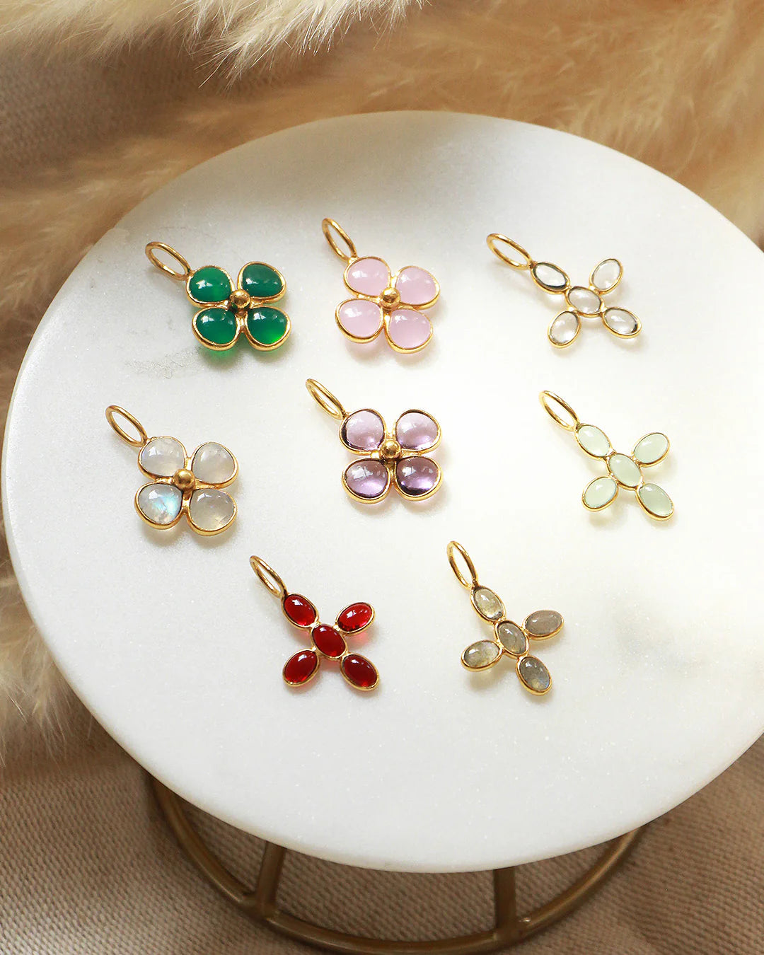 Médaillon poésie fleur