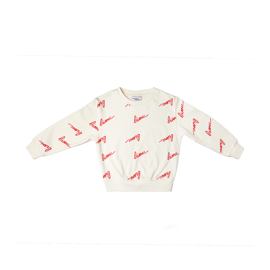 Sweat Allover Bisou Kids