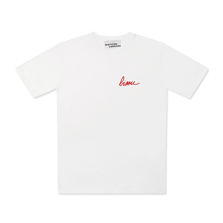 T-Shirt Bisou Blanc