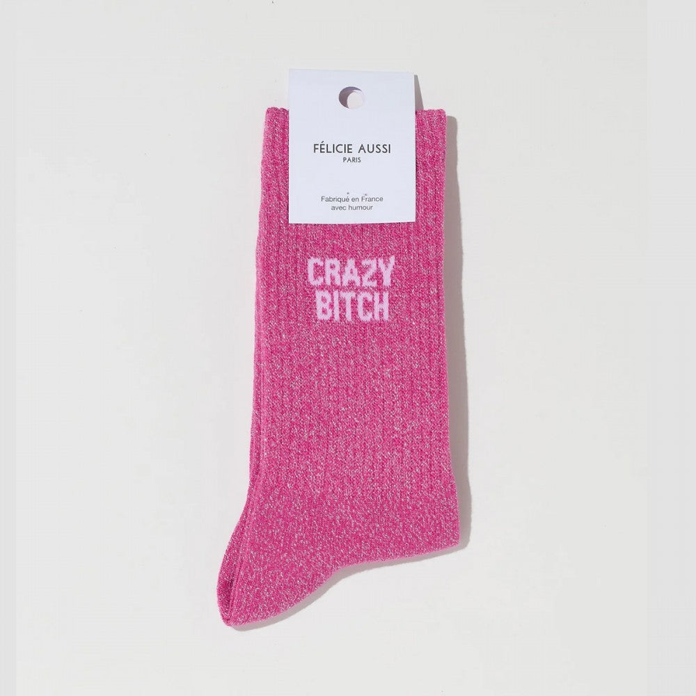 Chaussettes Crazy bitch / 36-40