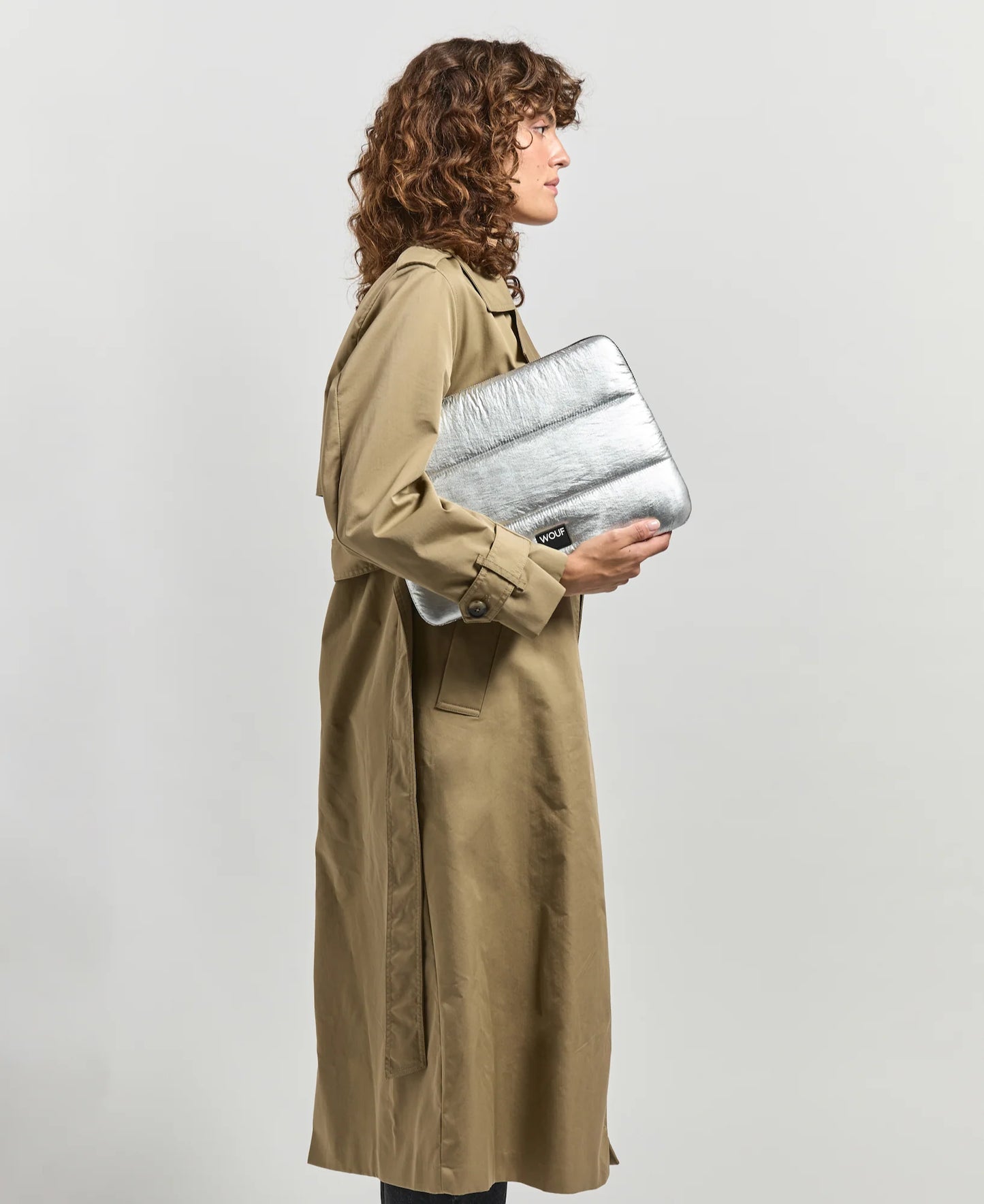 Silver Glossy Laptop Sleeve 13“ & 14“