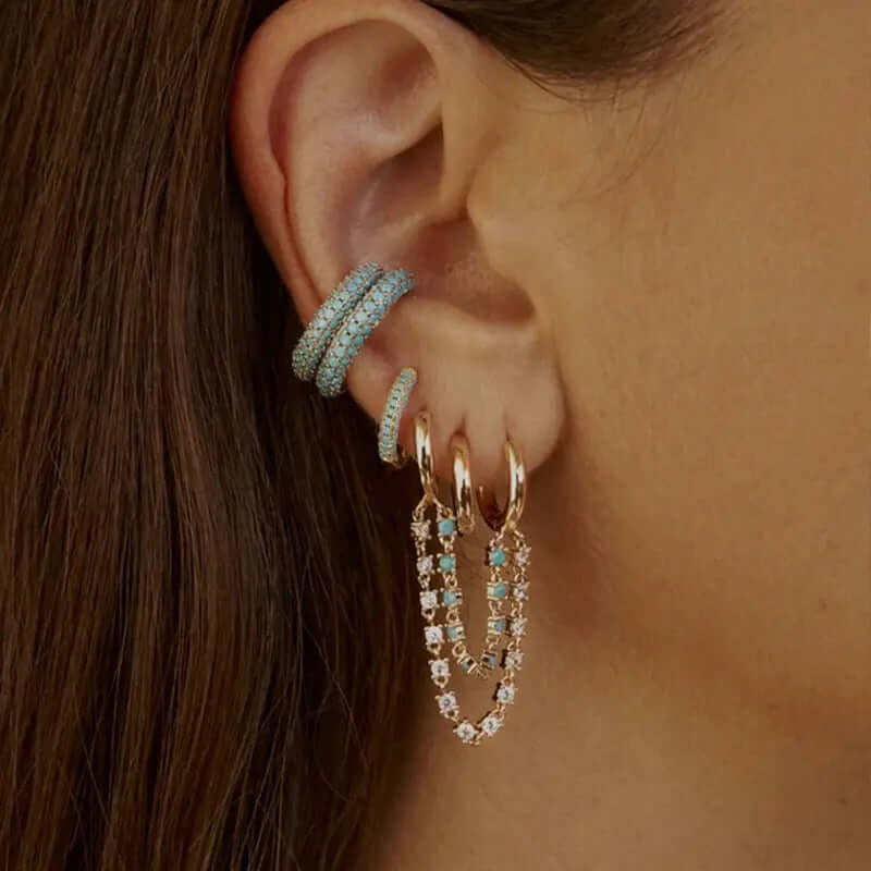 Boucle d'oreille Botanica