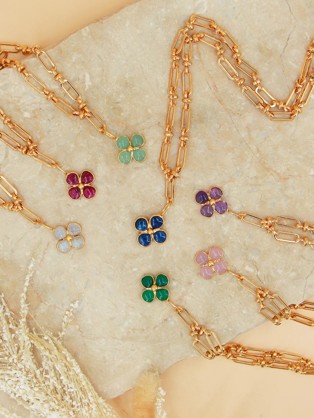 Collier Nomade Poésie Trèfle