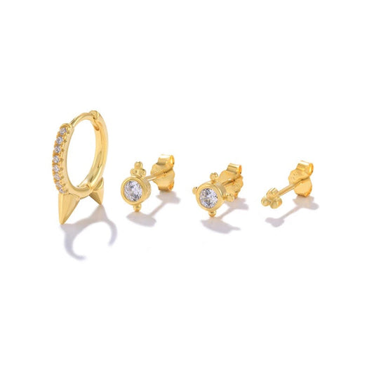 Boucle d'oreille Paris to NY Set