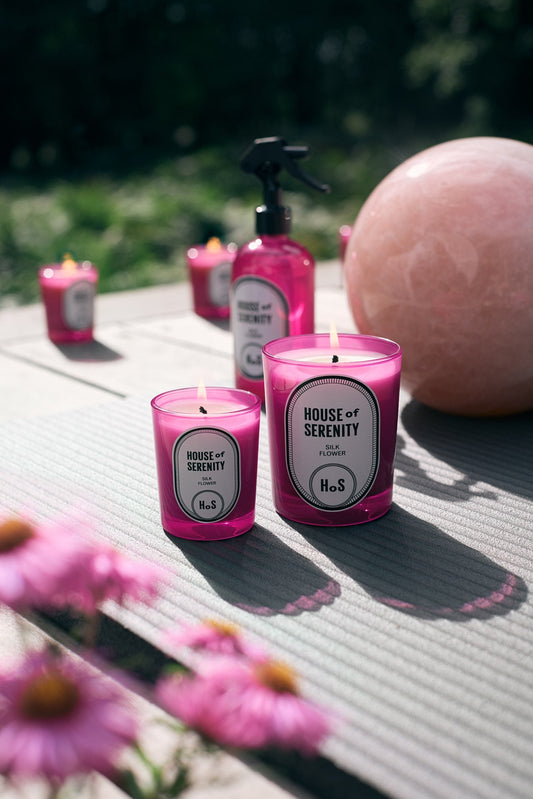 Bougie - Silk Flower