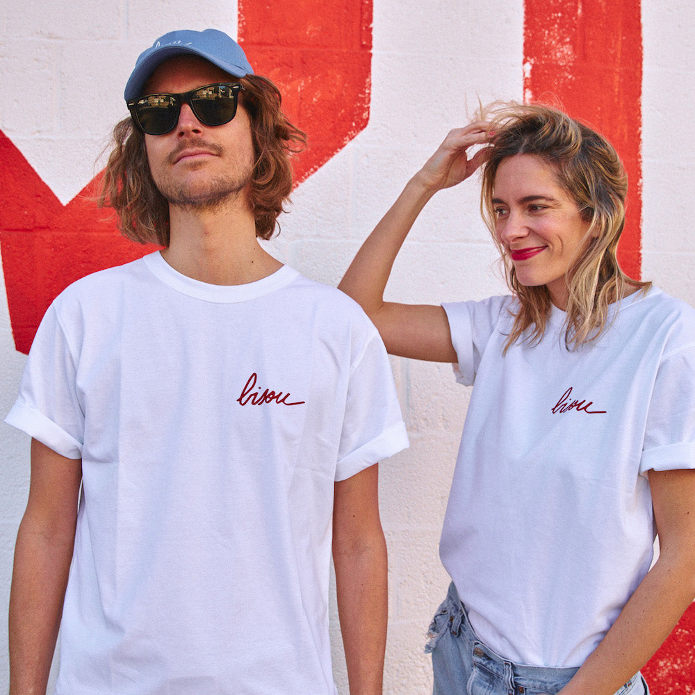 T-Shirt Bisou Blanc