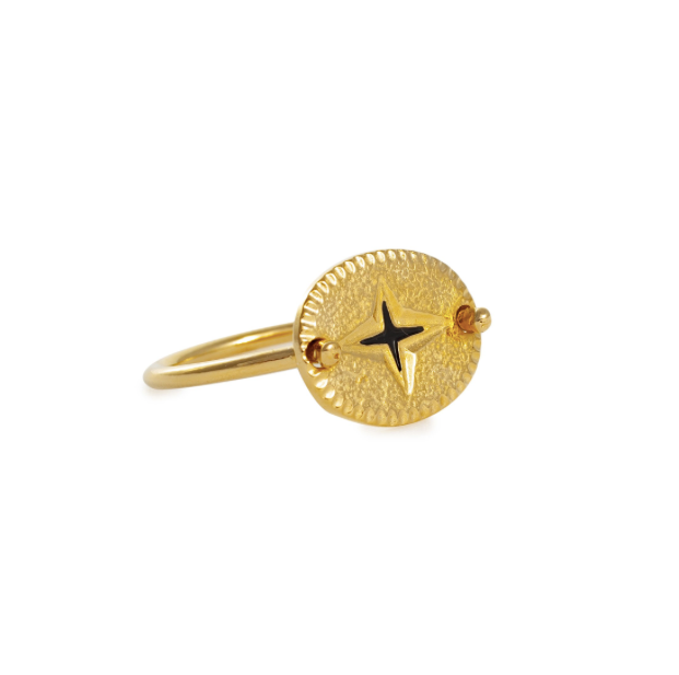 Bague Fils Eclat Noir