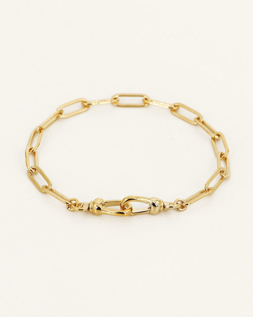 bracelet double lock avec fermoir type cadenas