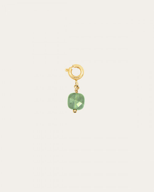 Pendentif grigri Nilaï avec pierre carrée aventurine