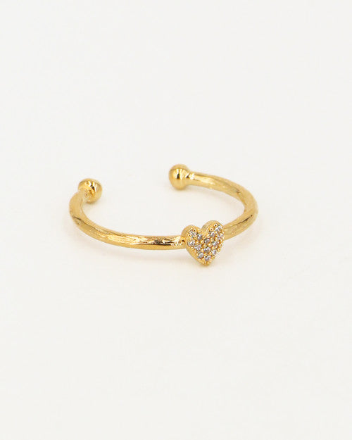 Bague Lily Puce Dorée