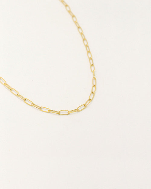 collier mini pure petite maille dorée