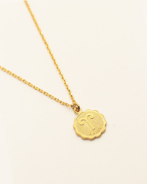 collier fin nilai avec signe astrologique du zodiaque sagittaire