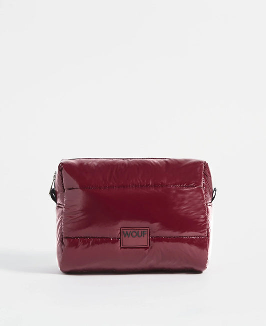 Burgundy Glossy Toiletry Bag