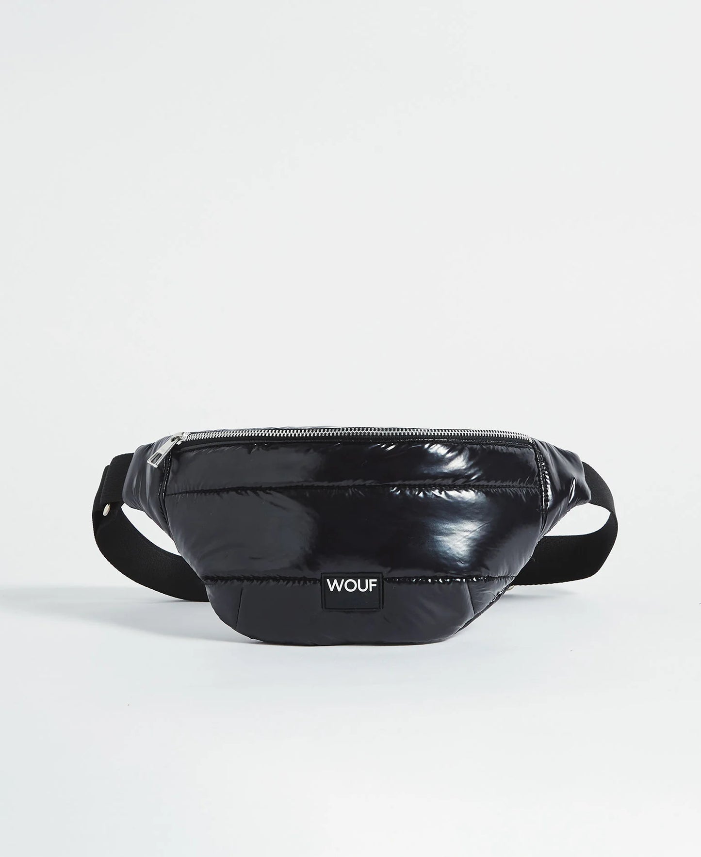 Black Glossy Waistbag