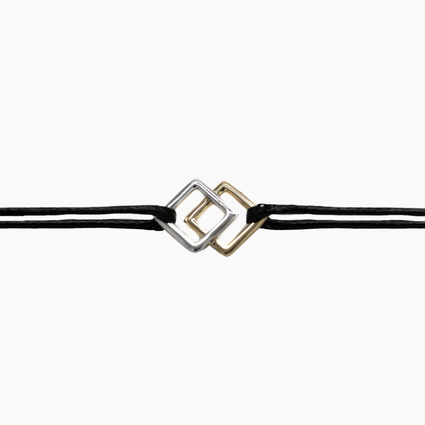 Bracelet Square S - Bicolore