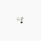 Piercing June Diamants Noirs - Or Blanc