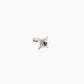 Piercing Star Diamants Noirs - Or Blanc