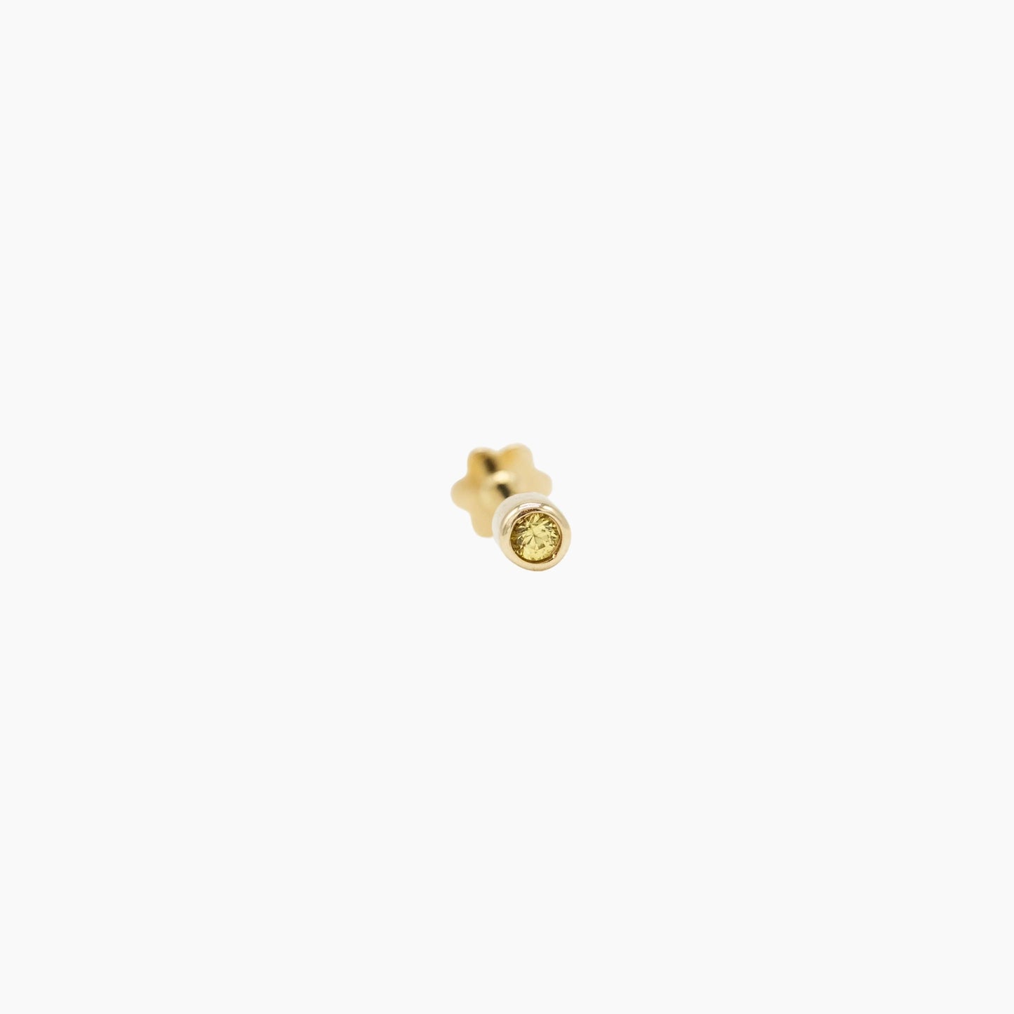 Piercing Mini Stone - Saphir Jaune