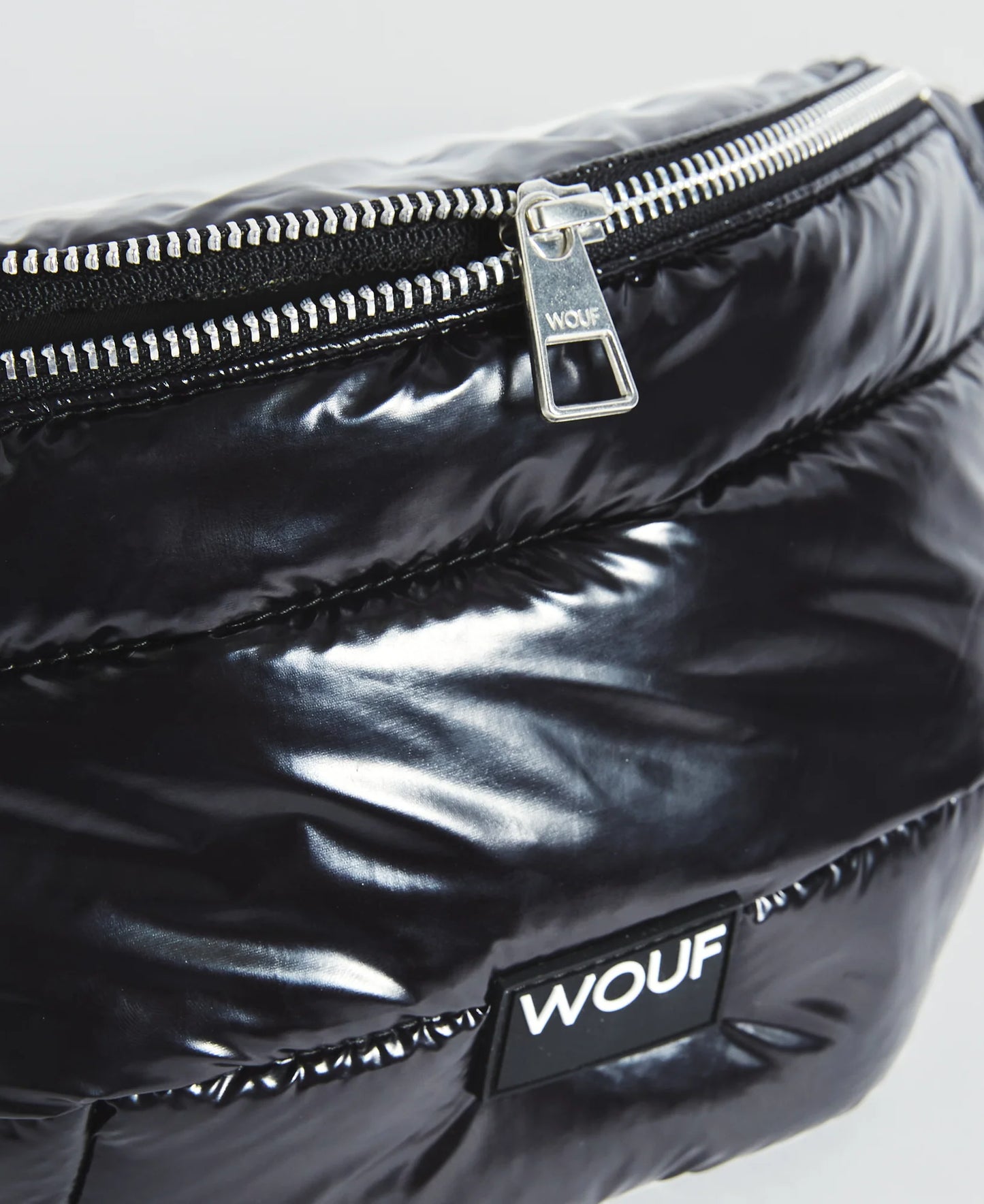 Black Glossy Waistbag