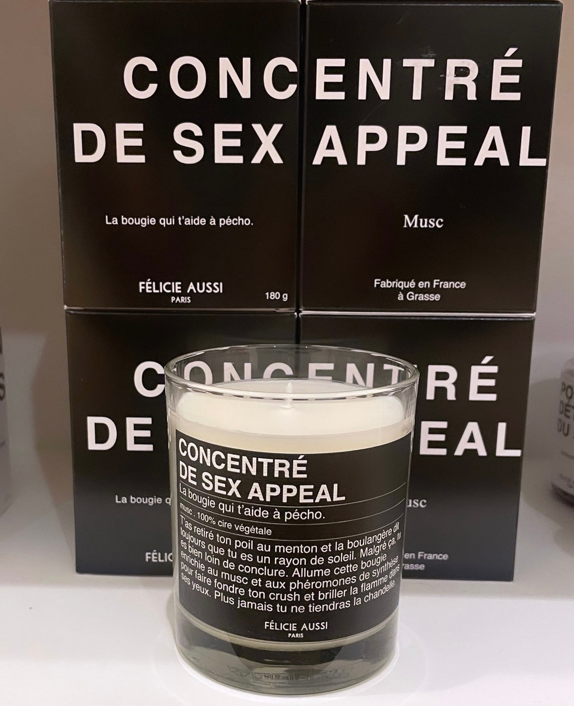 Bougie concentré de sex appeal