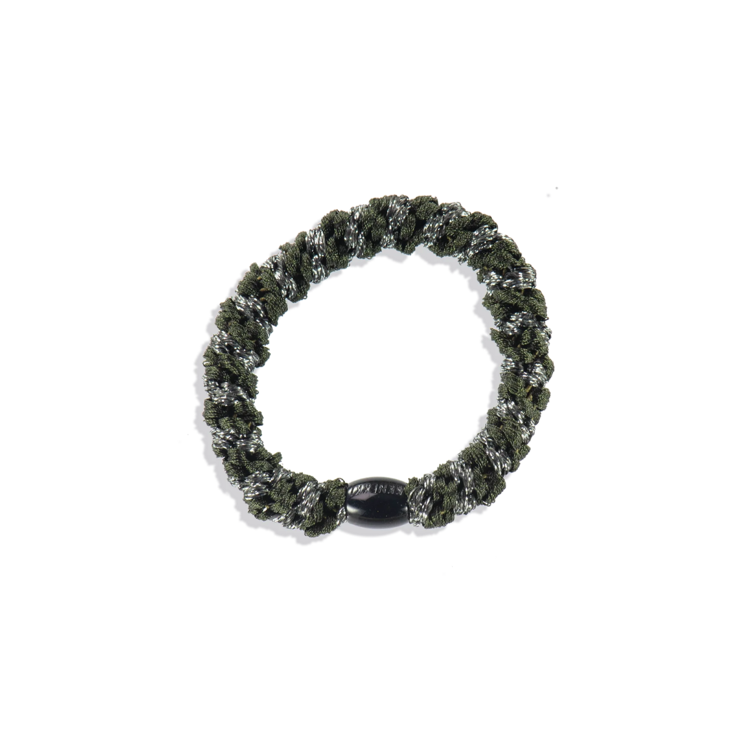 Bottle Green Dark Grey Glitter