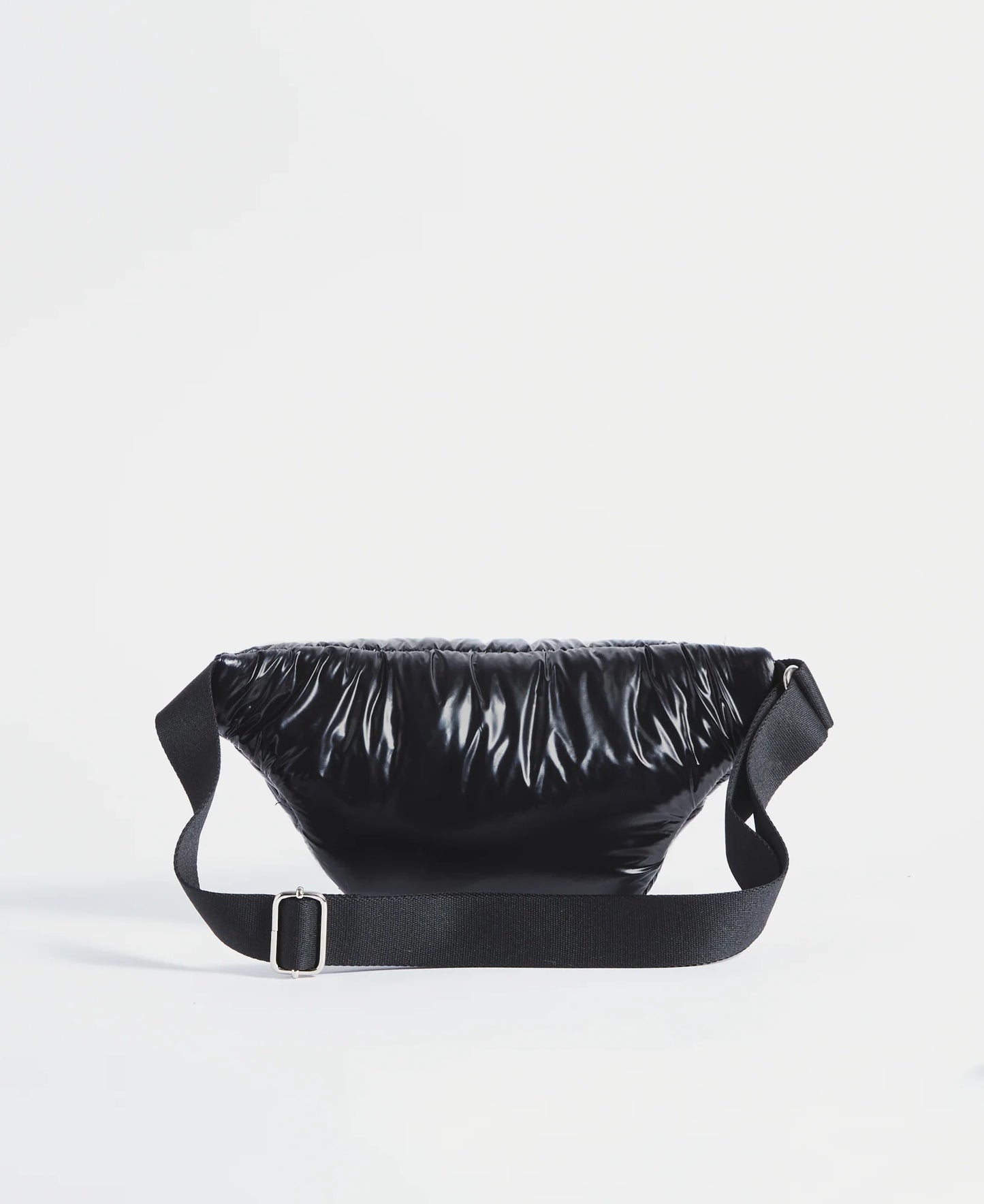 Black Glossy Waistbag