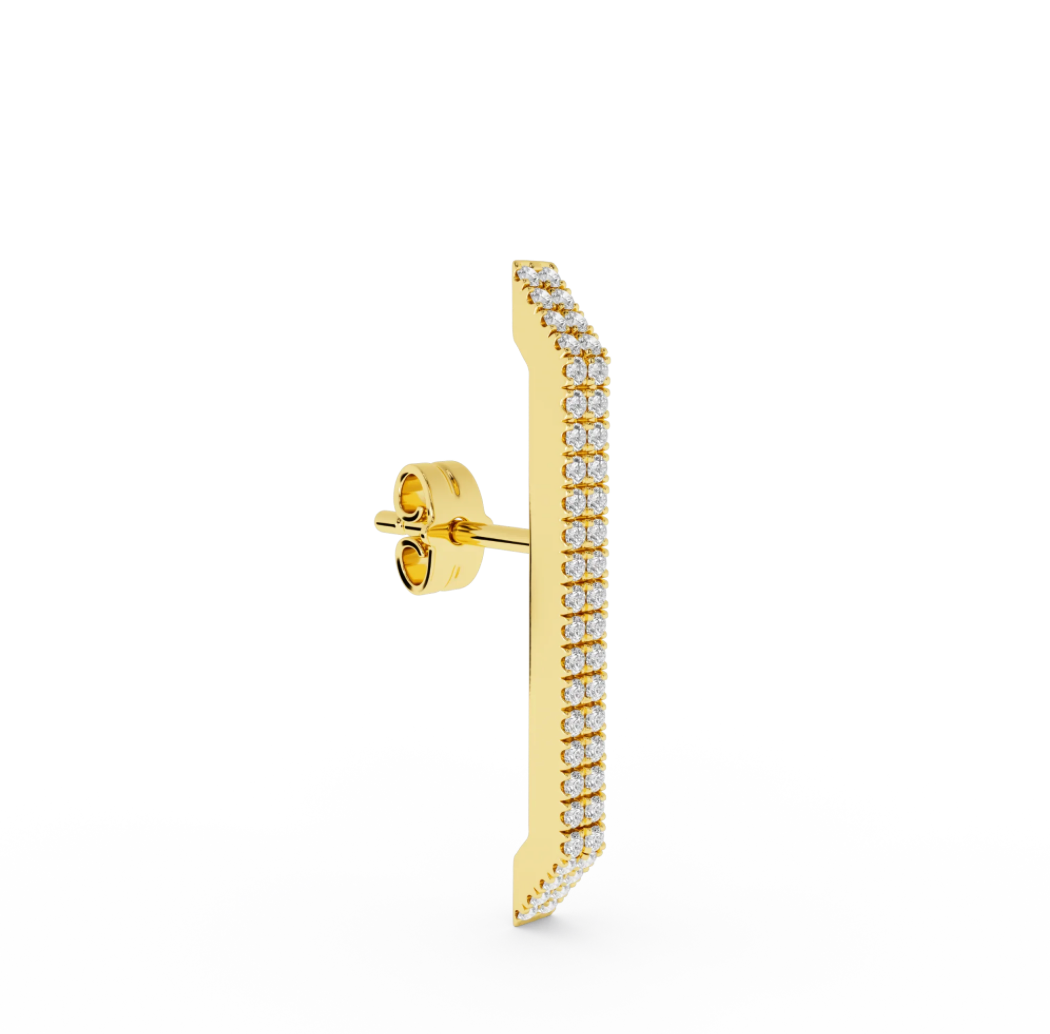 Bouton d'oreille Octa Diamond