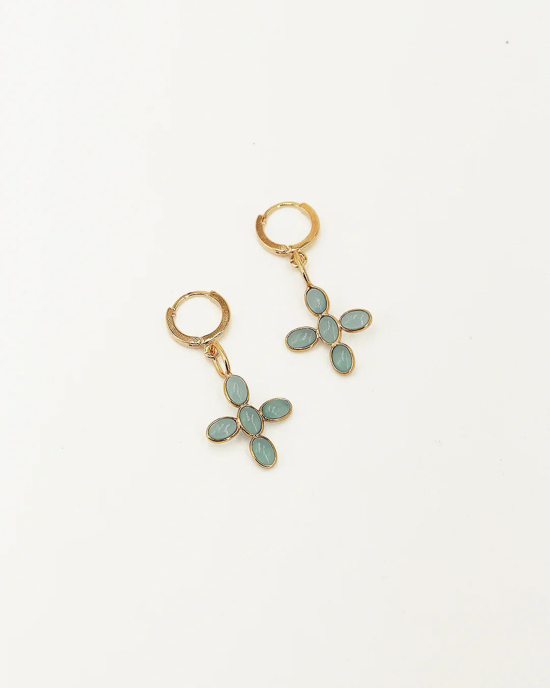 Boucles d'oreilles poésie fleur