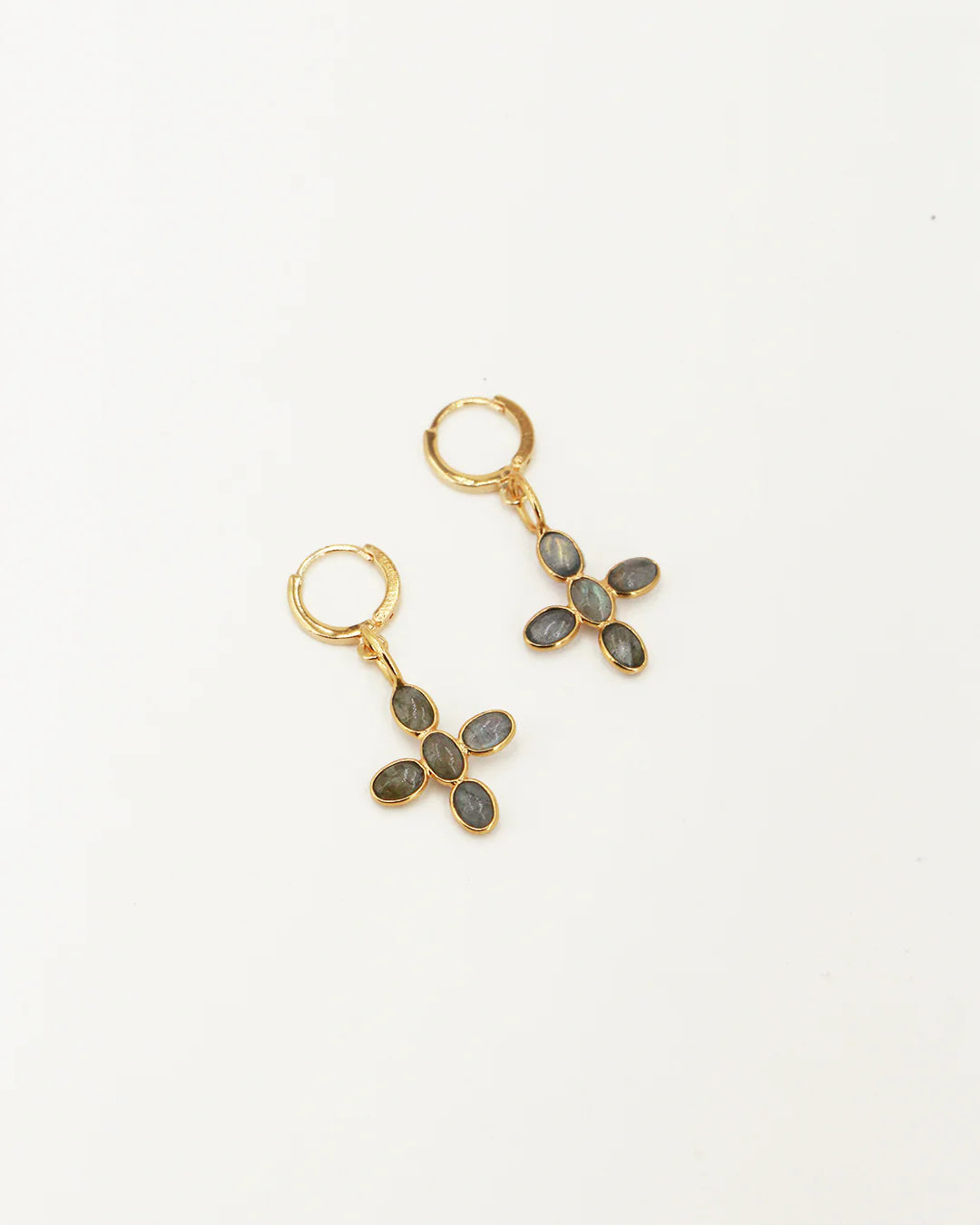 Boucles d'oreilles poésie fleur