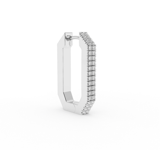 Boucle d'oreille Octa Short Diamond