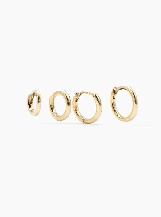 Boucle d'Oreille Unique - Créole Simon - 8mm