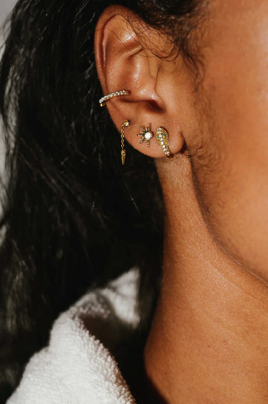 Boucle d'Oreille Unique - Créole Cobra