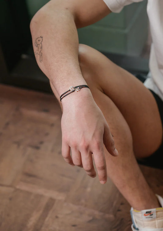 Bracelet Square S - Bicolore